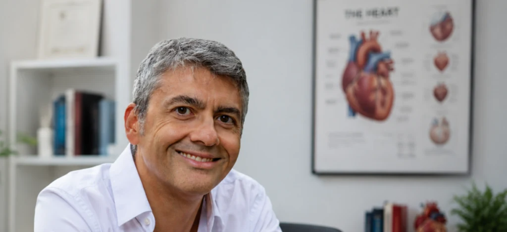 Dr Gaetano Macri souriant dans son cabinet